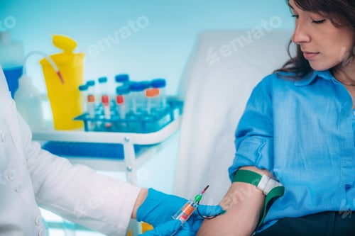 Preview: Phlebotomy - Nurse Taking Blood for Laboratory Testing