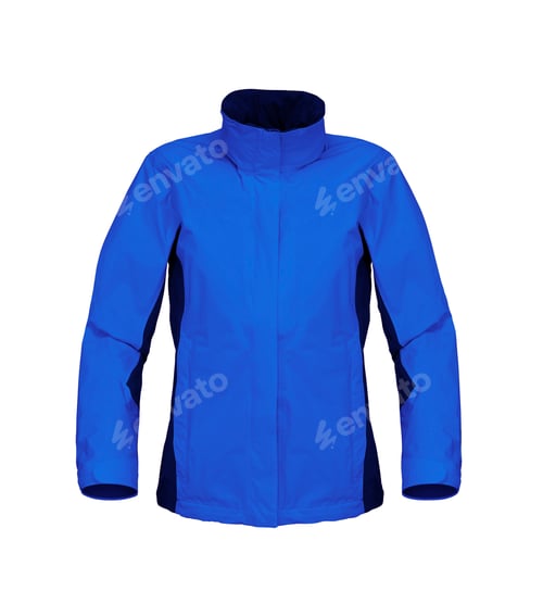 Preview: blue jacket isolated on white background