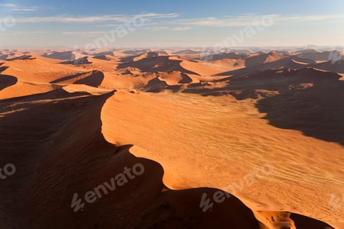 Preview: Aerial view of desert landscape.