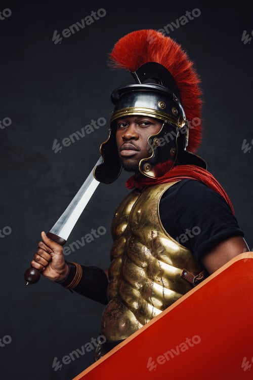 Preview: Ancient rome legionary with sword and shield