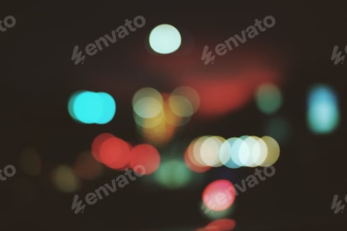 Preview: Festive background with LED lights garland. Christmas and New Year background.