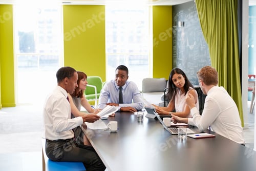 Preview: Business colleagues having an informal meeting at work