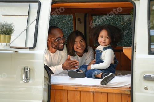 Preview: Multi ethnic family and their domestic life in daytime