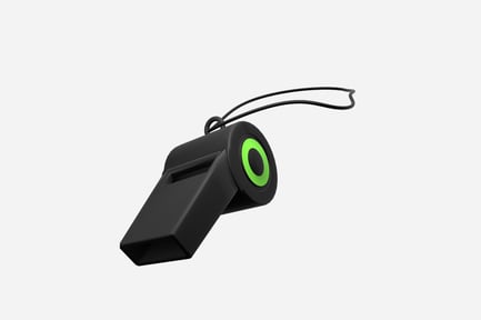 Preview: Whistle Clean 3D Illustration