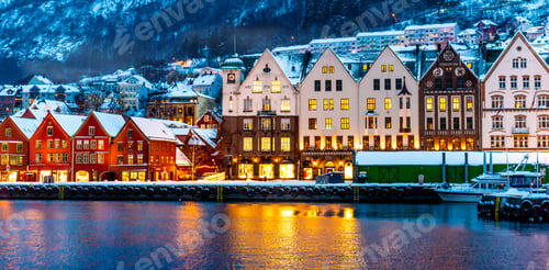 Preview: Bergen city in Norway