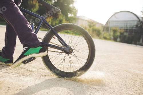 Preview: Young BMX bicycle rider