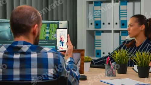 Preview: Paralysed videographer talking on video call with doctor