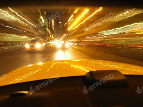 Preview: Nighttime moving shot