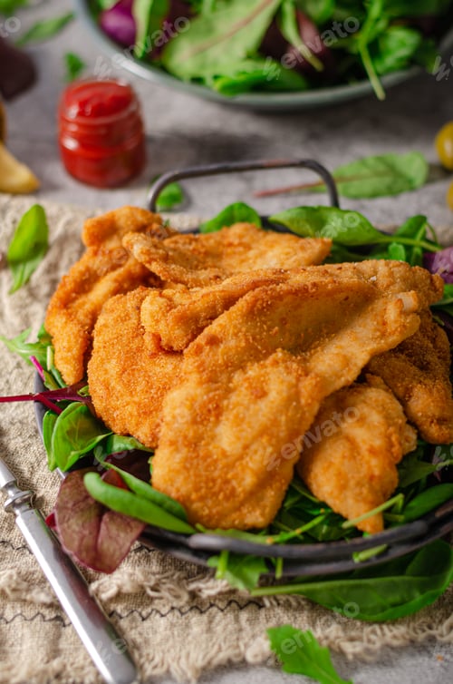 Preview: Chicken chnitzel breaded