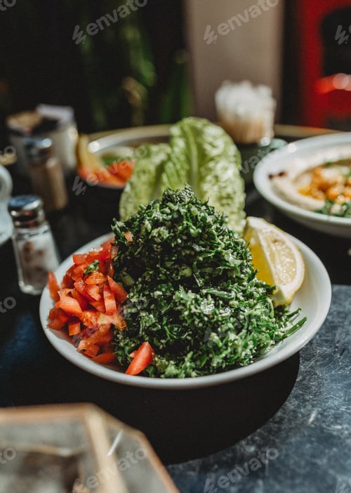 Preview: tabule salad in a bowl
