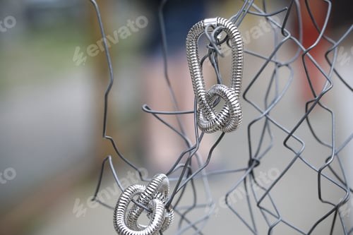 Preview: Handmade Jewelry Earrings Hang On A Grid