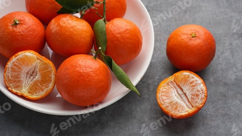 Preview: Fresh mandarin oranges fruit or jeruk santang madu