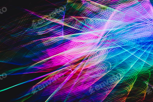 Preview: Bright traces of colorful light