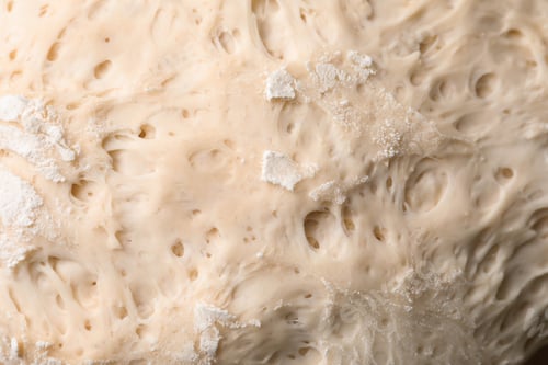 Preview: Closeup view of wheat dough for pastries