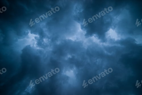 Preview: Background of dark clouds before a thunder-storm