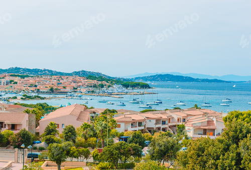 Preview: Characteristic colorful houses at slope of the hill