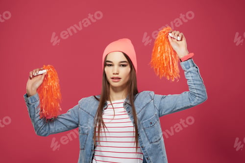 Preview: pretty woman cheerleader dance decoration fun