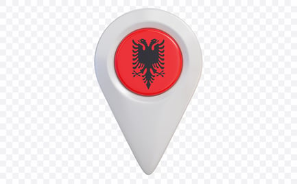 Preview: Albania Location Pin
