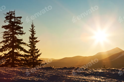 Preview: View from above mesmerizing picturesque landscape