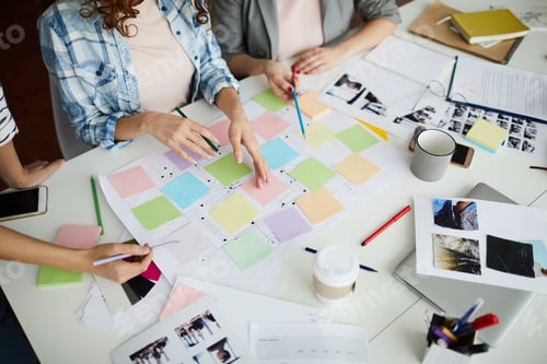 Preview: Creative Team Drawing Roadmap