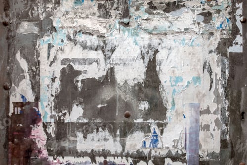 Preview: Ripped torn advertisement