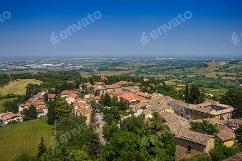 Preview: Panoramic view from Bertinoro, Emilia-Romagna, Italy
