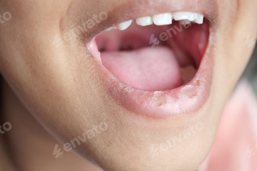 Preview: close up of child screaming at home