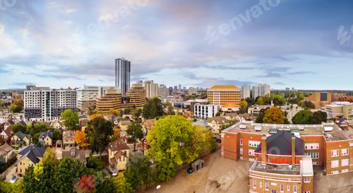 Preview: Kitchener, Ontario, Canada Dwntown Skyline