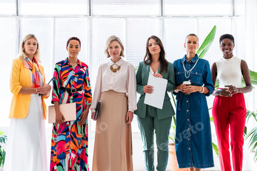 Preview: Group of businesswomen meeting in the office