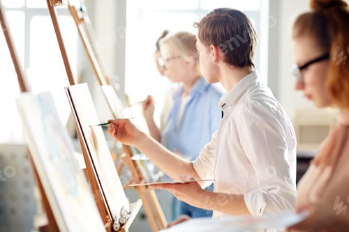 Preview: During lesson of painting
