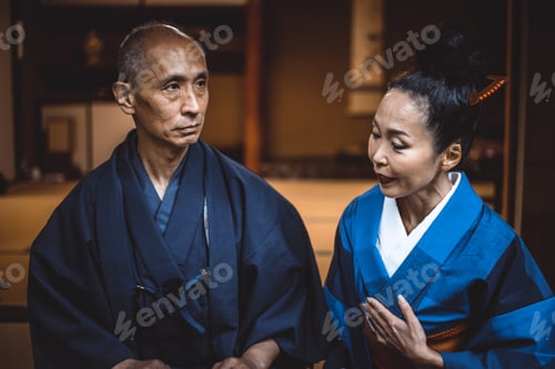 Preview: Senior couple lifestyle moments in a traditional japanese house