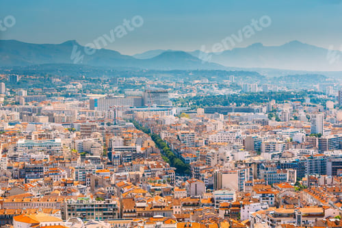 Preview: Cityscape of Marseille, France. Urban