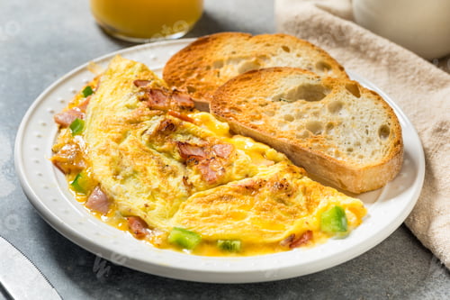 Preview: Homemade Denver Omelette with Ham Cheese