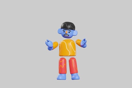Preview: Abstract retro character
