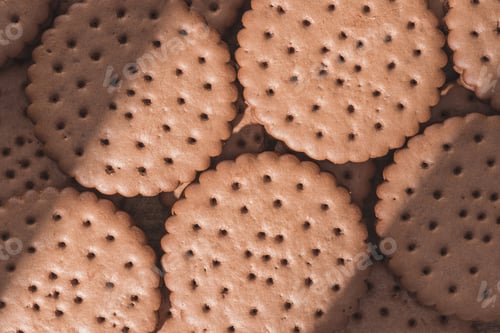 Preview: full frame shot of delicious chocolate cookies