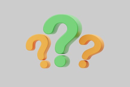 Preview: Colorful question marks composition