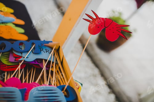 Preview: Decoration objects for events and weddings in rural and retro style.