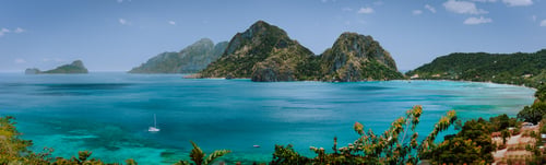 Preview: Corong Corong Beach, El Nido, Palawan, Philippines amazing nature, panorama view from above