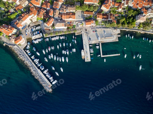 Preview: Sea port Opatija Aerial view