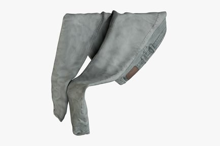 Preview: Folded Grey Denim Jeans