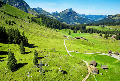 Preview: Swiss Alps landscape