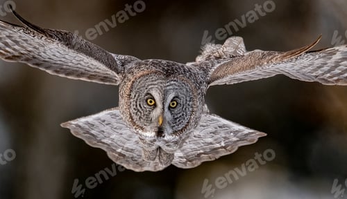 Preview: Great Grey Owl Portrait