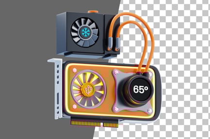 Aperçu: Icône 3D des systèmes de refroidissement