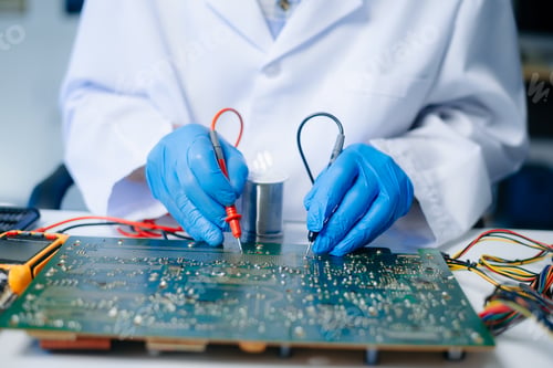 Preview: Electronics technician, electronic engineering electronic repair, electronics measuring and testing,