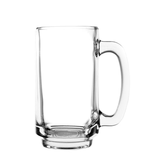 Preview: Empty wine glass. isolated on a white background