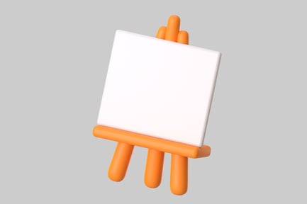 Preview: Miniature Easel with Integrated Whiteboard