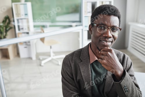 Preview: African young office worker