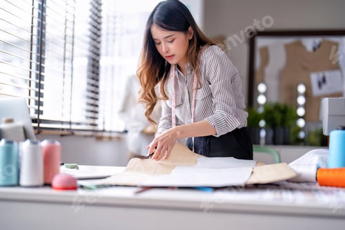 Preview: Young professional clothes fashion textile creative thinking designer