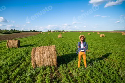 Visualização: Agricultor no campo
