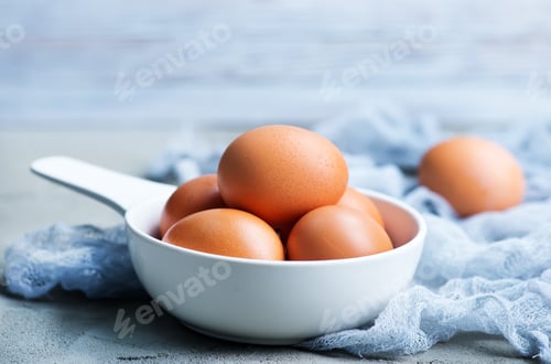 Preview: raw eggs